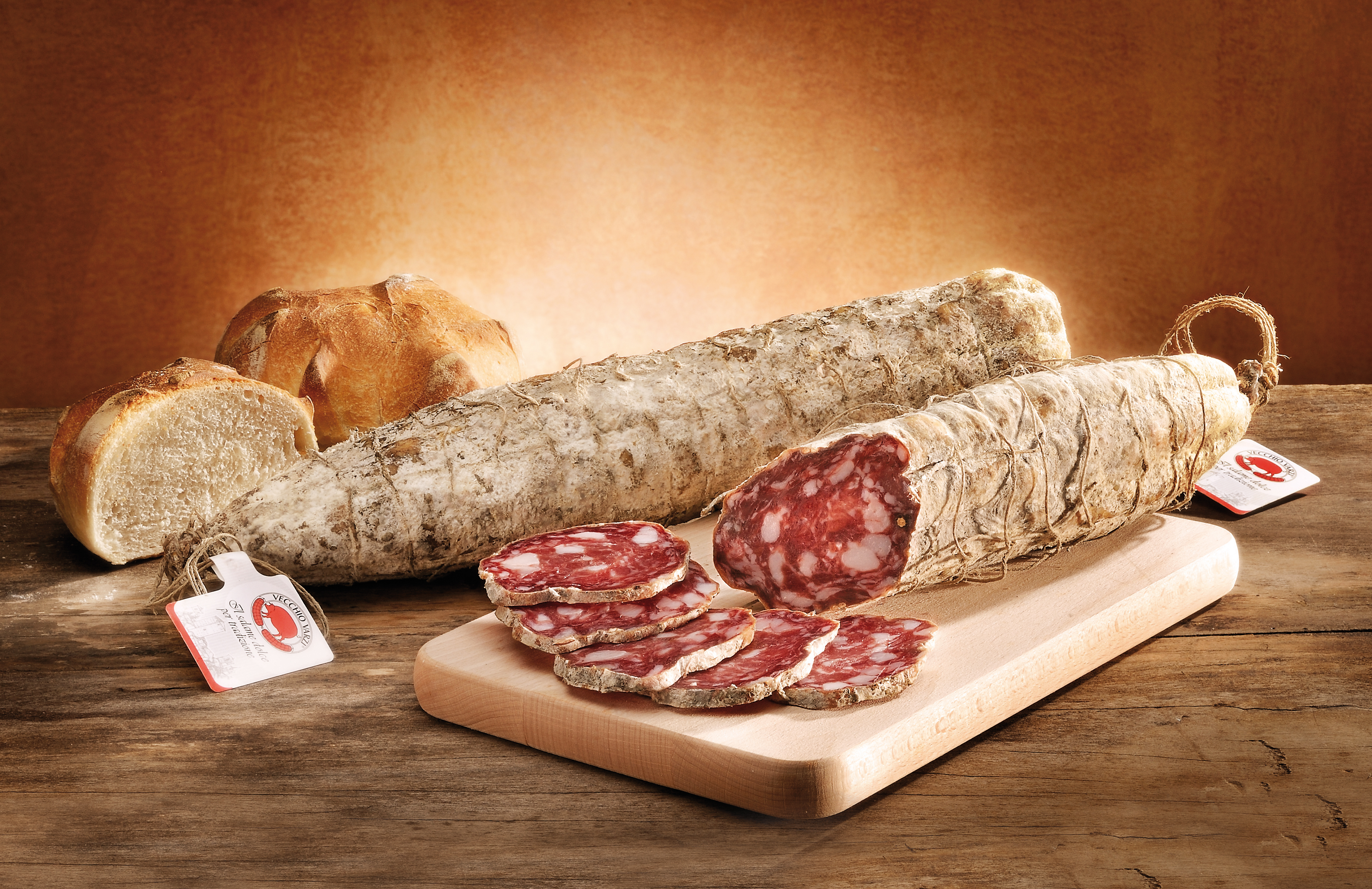 Tre Fette Del Gambero Rosso Per I Salami Vecchio Varzi!