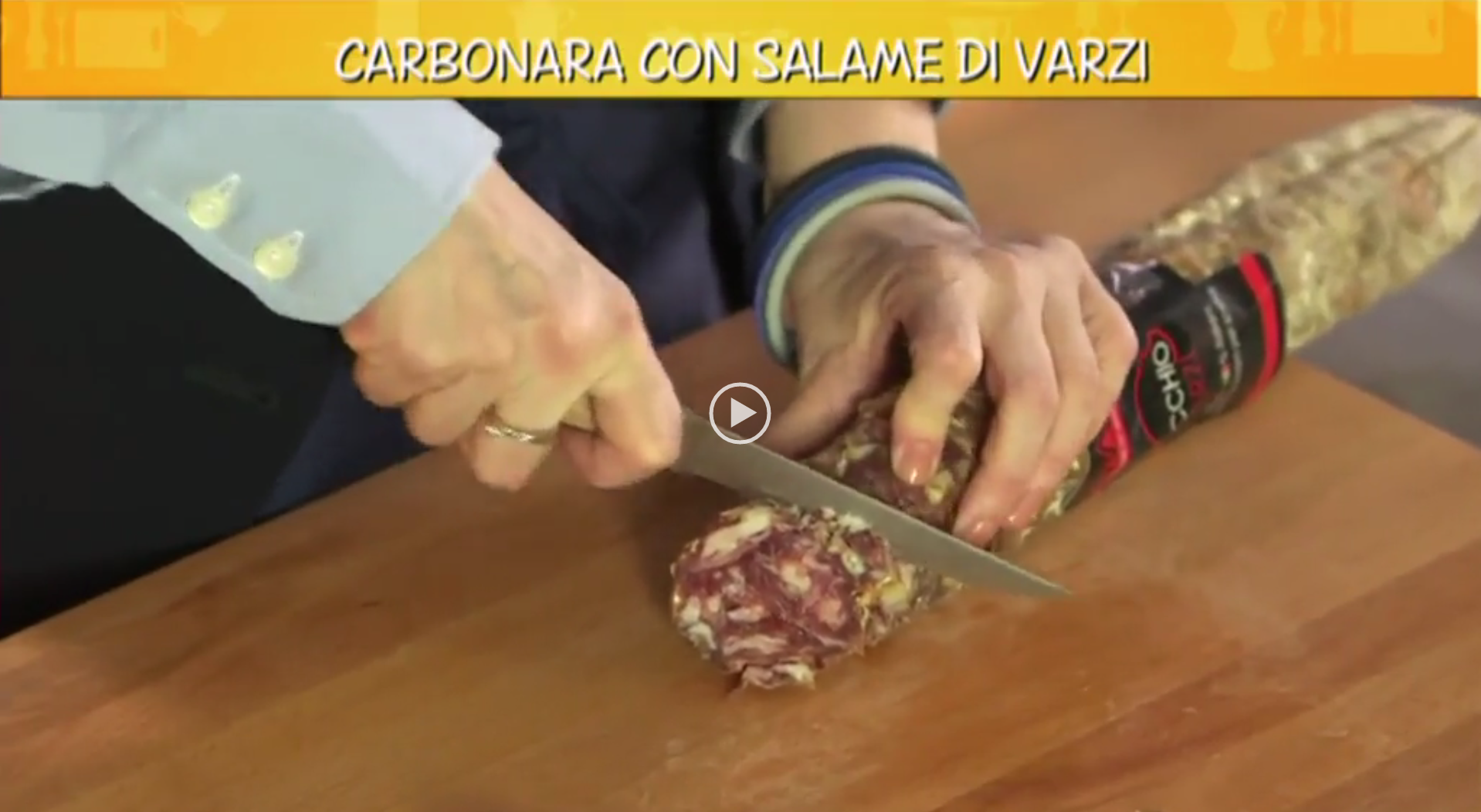 La Food Blogger Monny B. Propone Una Insolita Carbonara Con Salame Vecchio Varzi DOP