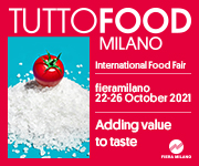 Vieni A Trovarci Alla Fiera TUTTOFOOD – Dal 22 Al 26 Ottobre 2021